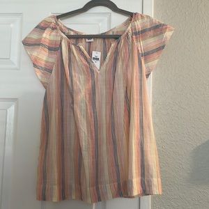 Gap Summer Striped Cotton Top